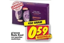 g woon rode kool
