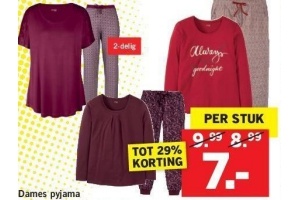 dames pyjama