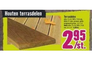 houten terrasdelen