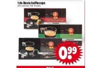 1 de beste koffiecups