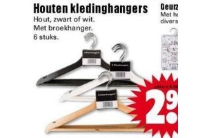 houten kledinghangers