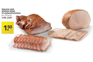 zeeuwse spek grillspek ketjap of varkensfricandeau