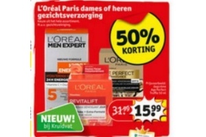 l oreal paris dames of heren gezichtsverzorging