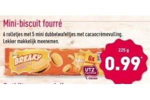 mini biscuit fourre