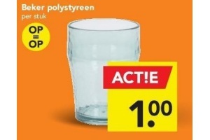 beker polystyreen