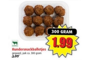 rundersnackballetjes