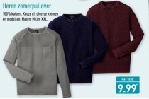 heren zomerpullover