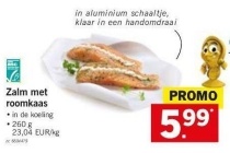 zalm met roomkaas