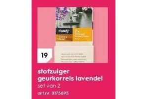 stofzuiger geurkorrels lavendel