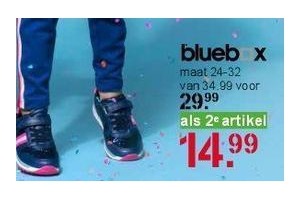 blue box meisjes sneakers