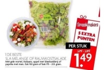 1 de beste sla melange of rauwkostsalade