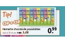 heinerle chocolade paaslollies