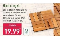 houten tegels