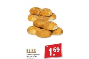 licht meergranen en maisbollen