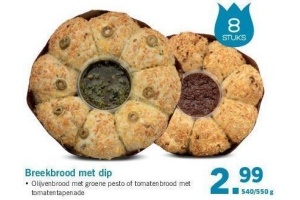 breekbrood met dip