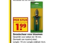 snoeischaar voor bloemen