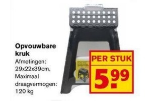 opvouwbare kruk