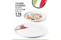 italiaanse pizzaborden