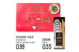 placemat italie