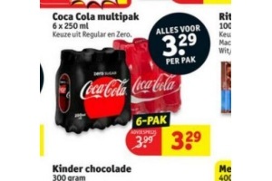 coca cola multipak 250 ml