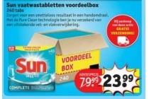 sun vaatwastabletten voordeeldoos