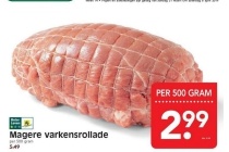 magere varkensrollade