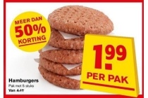 hamburger 5 stuks