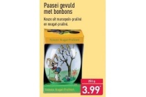 paasei gevuld met bonbons