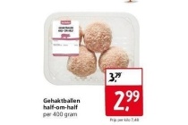 gehaktballen half om half