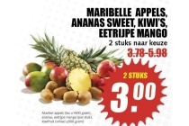 maribelle appels ananas sweet kiwi s eetrijpe mango