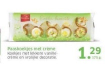 paaskoekjes met creme