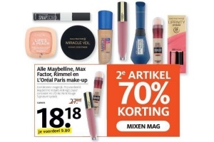 alle maybelline max factor rimmel en l oreal paris make up