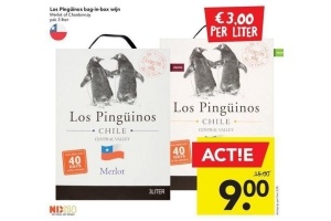 los pingueinos bag in box wijn