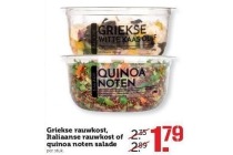 griekse rauwkost italiaanse rauwkost of quinoa noten