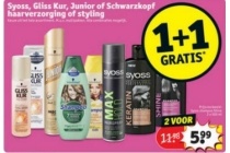 syoss gliss kur junior of schwarzkopf haarverzorging of styling