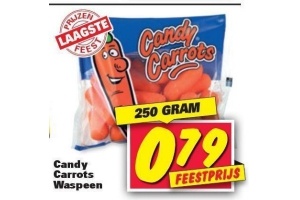 candy carrots waspeen