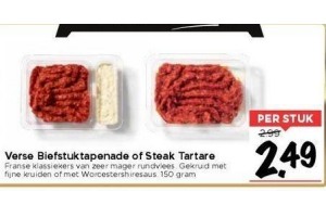 verse biefstuktapenade of steak tartare