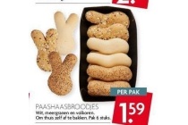 6 stuks paashaasbroodjes