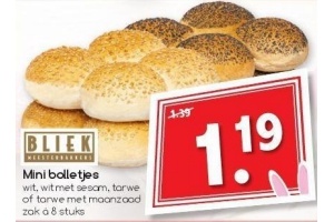 mini bolletjes