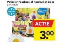 patissier paashaas of paaskuiken ijsjes