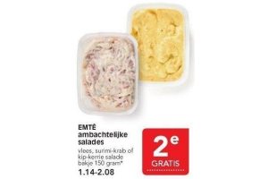 emte ambachtelijke salades