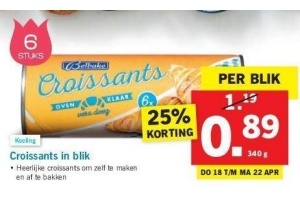 croissants in blik