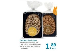 crackers in ei vorm