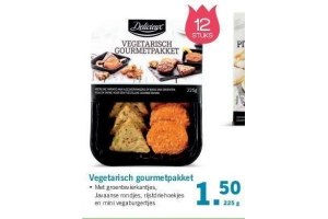 vegetarisch gourmetpakket