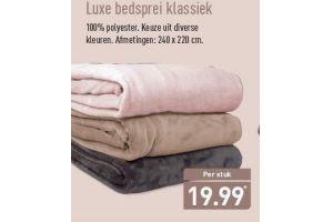 luxe bedsprei klassiek 240x220 cm