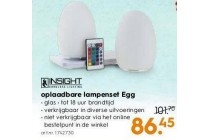 oplaadbare lampen set egg