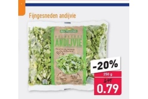 fijn gesneden andijvie 250 gram
