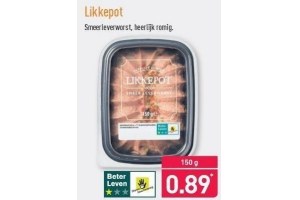aldi likkepot 150 gram