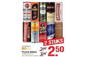 alle premix blikjes