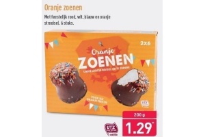 oranje zoenen